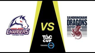 TAC Cup Prelim Oakleigh Chargers v Sandringham Dragons [upl. by Chaudoin]