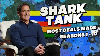 Shark Tank Most Deals Seasons 110 [upl. by Nrevel]