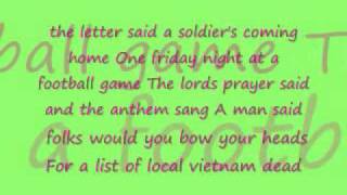 dixie chicks traveling soilder with lyrics [upl. by Ayotas]