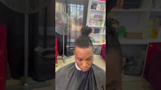 ❤️ dreadlocks barber locsjourney [upl. by Bail]