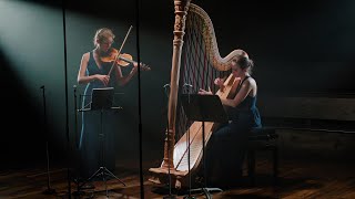 Henriette Renié  ScherzoFantaisie Elise Bertrand violin et Maëlle Martin harp [upl. by Enytsirk931]