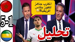 ملخص تحليل المغرب و الغابون اليوم 51 تصفيات كأس أمم إفريقيا  منتخب المغرب اليوم  maroc vs gabon [upl. by Nevla]