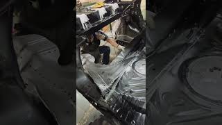 The spare tire holder has been removed repaircar automechanic automobile otomotif cardiy [upl. by Egoreg]