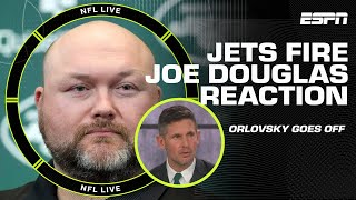 DYSFUNCTION IN NEW YORK 🗣️ Dan Orlovsky SOUNDS OFF on the Jets firing GM Joe Douglas 👀  NFL Live [upl. by Cyprian]