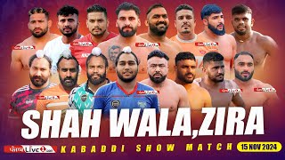 🔴LIVE Shah Wala Zira Kabaddi Show Match 15 Nov 2024 Live [upl. by Atiuqiram]