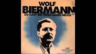 Wolf Biermann  Soldatenmelodie Soldat Soldat [upl. by Nwahsed]