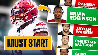 Fantasy Football Week 1 Lineup Advice  Must Start Players Sleeper Sits  Debates 2024 [upl. by Lossa143]