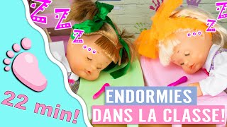 😱 NOA ET NOÉ Aventures a l’école Elles s’endorment et ne font pas leurs devoirs 😰 2 Épisodes [upl. by Holds]