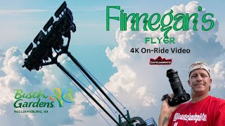 Come take a ride on Finnegans Flyer BuschGardensVA [upl. by Gnuhp]