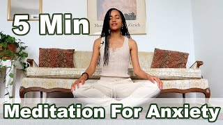 5Minute Meditation For Anxiety [upl. by Anilasor]