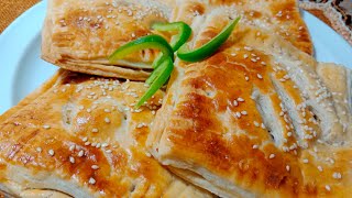 Mouthwatering Chicken Puff Pastry  Chicken Puffs  Recipe by Maryam Umer [upl. by Magnus]