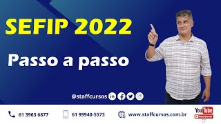 SEFIP 2022  Passo a Passo [upl. by Franzoni]