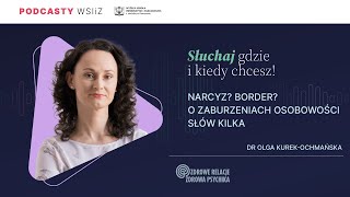 dr Olga KurekOchmańska  Narcyz Border O zaburzeniach osobowości słów kilka [upl. by Iramat]