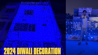 2024 DIWALI DECORATION AT HOME  BEST DIWALI LIGHTS FOR DIWALI DECORATION  NAWABI VLOGS [upl. by Dyun]