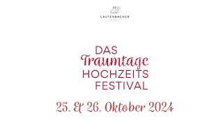 Traumtage Hochzeitsfestival Augsburg 25 und 26 Oktober 2024 [upl. by Gabbi]