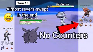 Shell Smash Cloyster Almost Sweeps an Entire Team Pokemon Showdown Random Battles High Ladder [upl. by Milzie530]