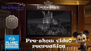 Disneys Tower of Terror Preshow recreated in Planet Coaster [upl. by Eizus34]