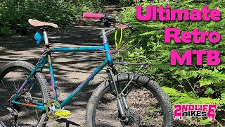 Ultimate Retro MTB Build  Disc Brake Conversion  Edsen Fork  Bike Build [upl. by Monjo]