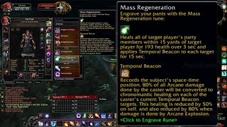 How to Get the Mass Regeneration Rune for Mage  WoW Classic Season of Discovery [upl. by Bopp479]