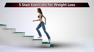 5 Stair Exercises To Lose Weight [upl. by Joyce]