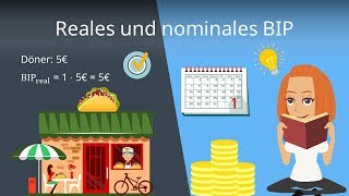 Reales und nominales BIP Bruttoinlandsprodukt einfach erklärt [upl. by Ree]