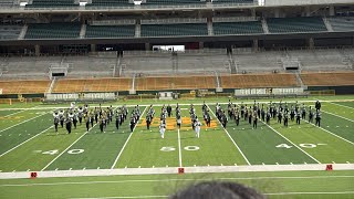 Harleton High School band UIL Military Prelims 2024 [upl. by Llertram206]