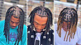 10 Loc Styles For Men  Dreads By Locs And Tingz [upl. by Ettenwad]