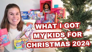 WHAT I GOT MY KIDS FOR CHRISTMAS 2024  CHRISTMAS GIFT IDEAS 7 5 3 1 [upl. by Frame]