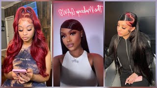 Frontal Wig Compilation  Cute Hairstyles using Frontals 2022 [upl. by Hartwell]