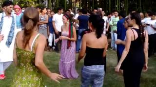 Pashto Colcher  Attan Dance  With  Americans Girls [upl. by Chill]