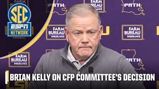 Brian Kelly weighs in on FSU snub 4 spots amp 5 conferences  Do the math  ESPN College Football [upl. by Judi]