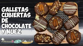 Galletas cubiertas De Chocolate y Nuez [upl. by Sibylle358]