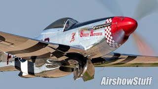 HUGE Gathering of P51 Mustangs  Sounds of WWII  EAA AirVenture Oshkosh 2019 [upl. by Ricardama]