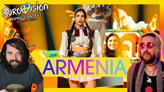 CANADIANS REACT TO Eurovision 2024  Armenia 🇦🇲 [upl. by Aderfla832]