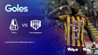 Deportes Tolima vs Unión Magdalena goles  Liga BetPlay Dimayor 2023 2  Fecha 19 [upl. by Toh]