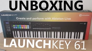 Novation Launchkey 61 MK3 Unboxing [upl. by Emiline4]