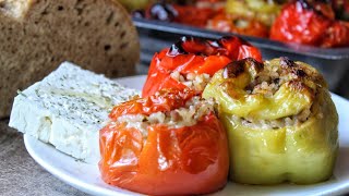 Τα πιο ΕΥΚΟΛΑ Γεμιστά  Greek Stuffed Vegetables  Gemista [upl. by Waldron]