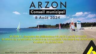 Conseil Municipal du 08 08 2024 [upl. by Vil506]