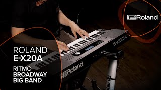 Roland EX20A – Ritmo “Broadway Big Band”  Demonstração [upl. by Lody636]