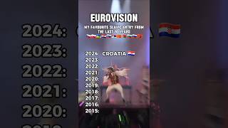 Eurovision My favourite Slavic entry from the last 10 years esc eurovision music shorts [upl. by Otilegna]