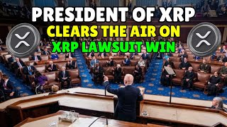 XRP UPDATE The president of Ripple discusses the lawsuit and the XRP ETF [upl. by Cornela834]