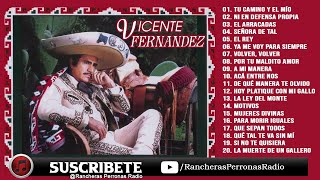 VICENTE FERNÃNDEZ MIX ðŸ”Š 20 Corridos Y Rancheras Perronas [upl. by Gilroy349]