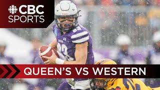 OUA mens football Yates Cup featuring Queen’s and Western  CBC Sports [upl. by Cad]