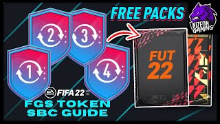 HOW TO GET 4 FGS TOKENS FOR FUT 22 FREE 100K PACK [upl. by Neddie]