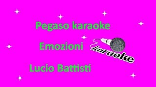 karaoke Emozioni Lucio Battisti [upl. by Cerell526]