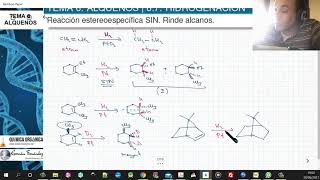 TEMA 6 ALQUENOS  67 HIDROGENACIÓN [upl. by Arvy230]