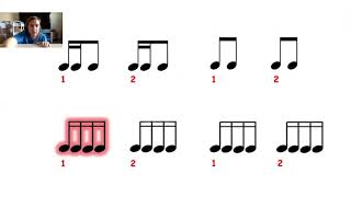 Corchea y dos Semicorcheas  Badinerie tutorial [upl. by Quinta]