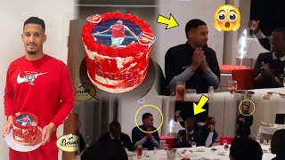 🎂See How William Saliba Celebrated His 23rd Birthday With France🇫🇷Teammates Whiles On Int’ Duty [upl. by Anar54]