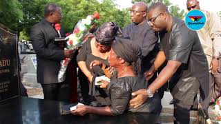 Bawumia unveils late Kwabena Boadu’s tombstone amid tears [upl. by Arted]