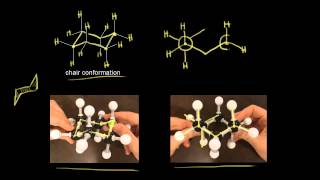 Conformations of cyclohexane  Organic chemistry  Khan Academy [upl. by Athena]